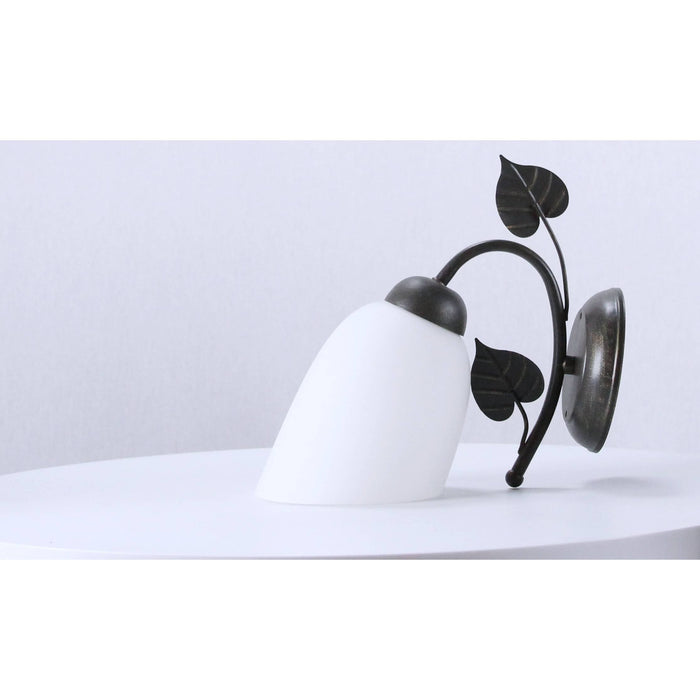 LAMP. PARED BRONCE ANTIGUO 1L E27 60W