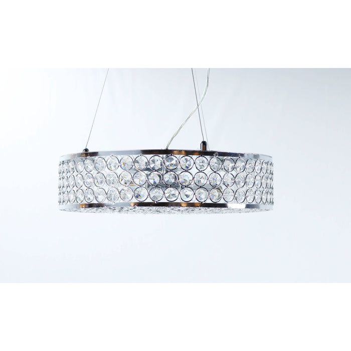 LAMP. COLGANTE CROMO 3L E14 40W (CONVERTIBLE)