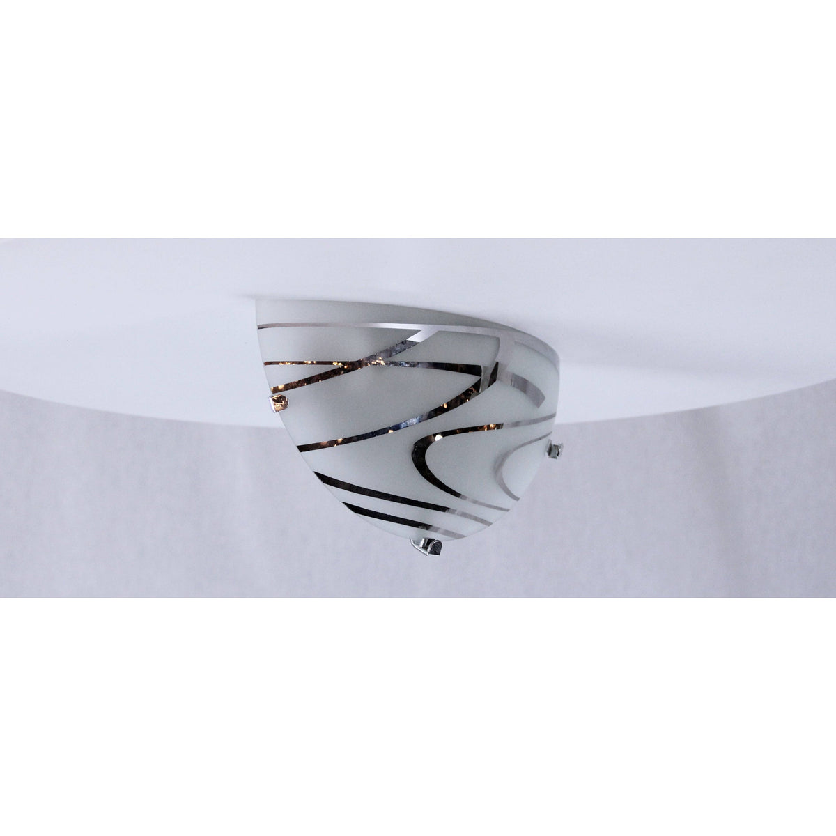 LAMP. PARED BLANCO CROMO 1L E27 60W