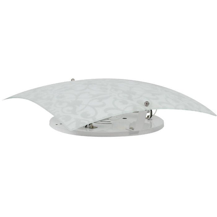 LAMP. TECHO NIQUEL SATINADO 1L E27 60W