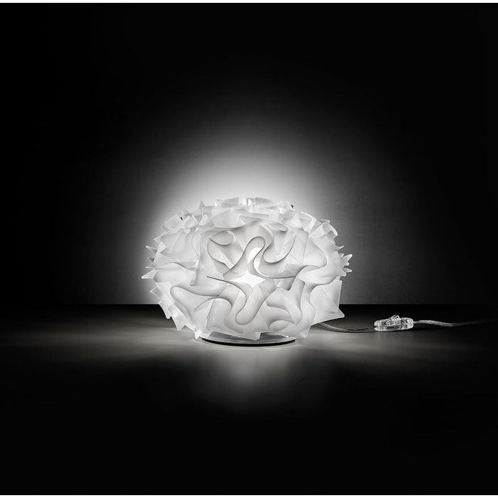LAMP. MESA VELI OPAL BLANCO 1L E14 11W