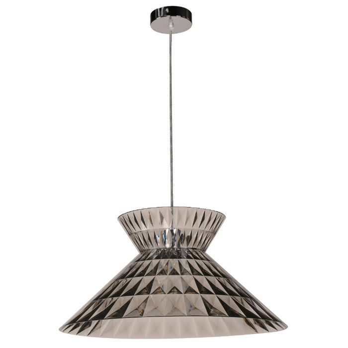 LAMP. TECHO CROMO 1L E27 60W