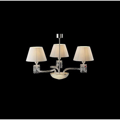 LÁMPARA CHANDELIER TURBILLON 3L BLANCA BACCARAT