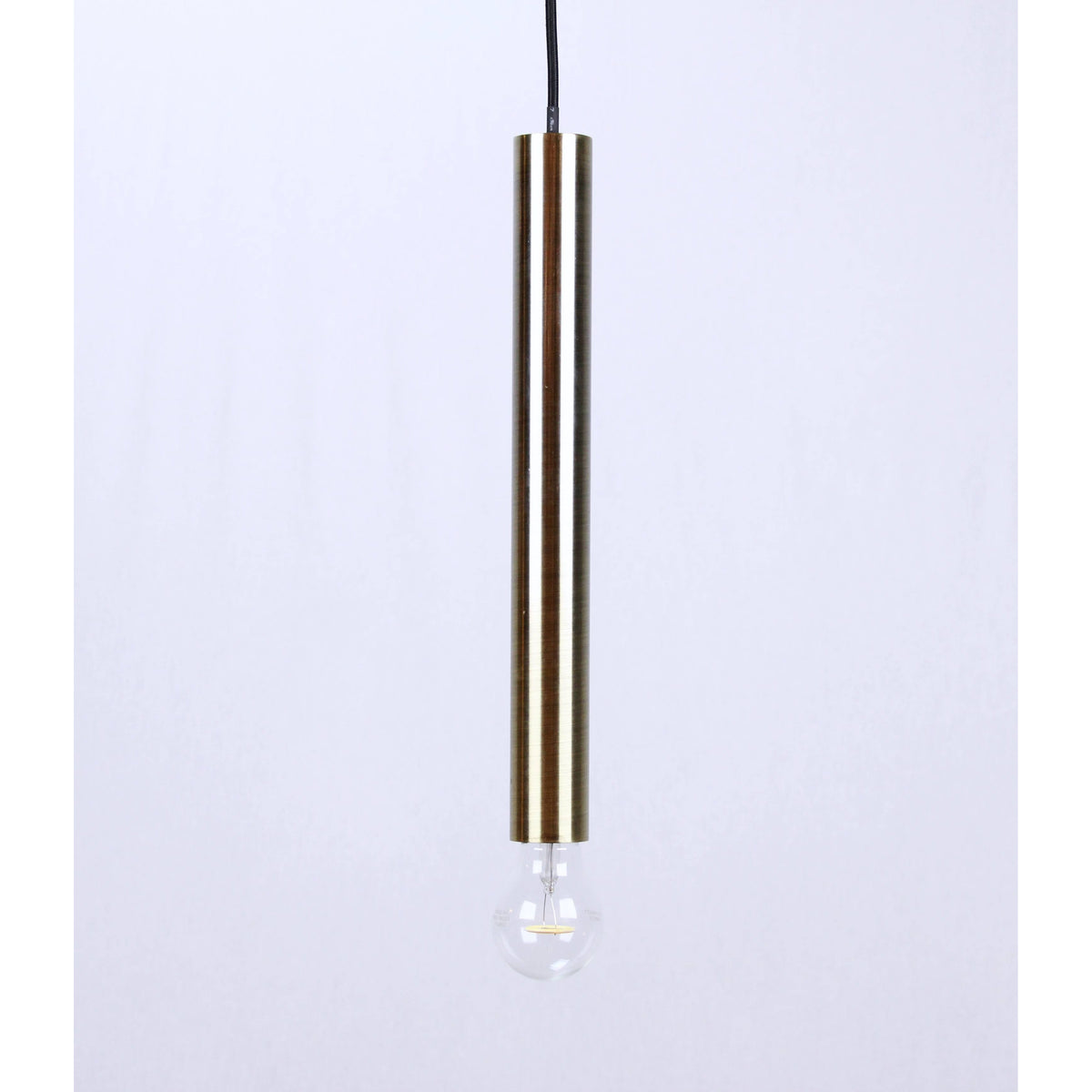 LAMP. COLGANTE BRONCE ANTIGUO 1L E27 60W