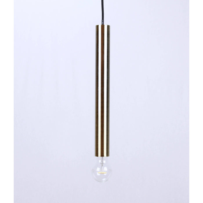 LAMP. COLGANTE BRONCE ANTIGUO 1L E27 60W