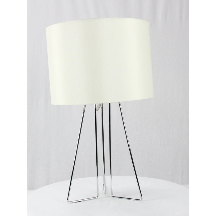 LAMP. MESA CROMO 1L E26 60W