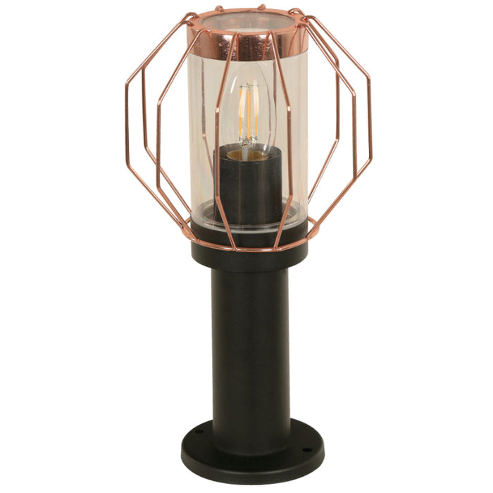 Lámpara Exterior  Poste Negro 1L E27 40W
