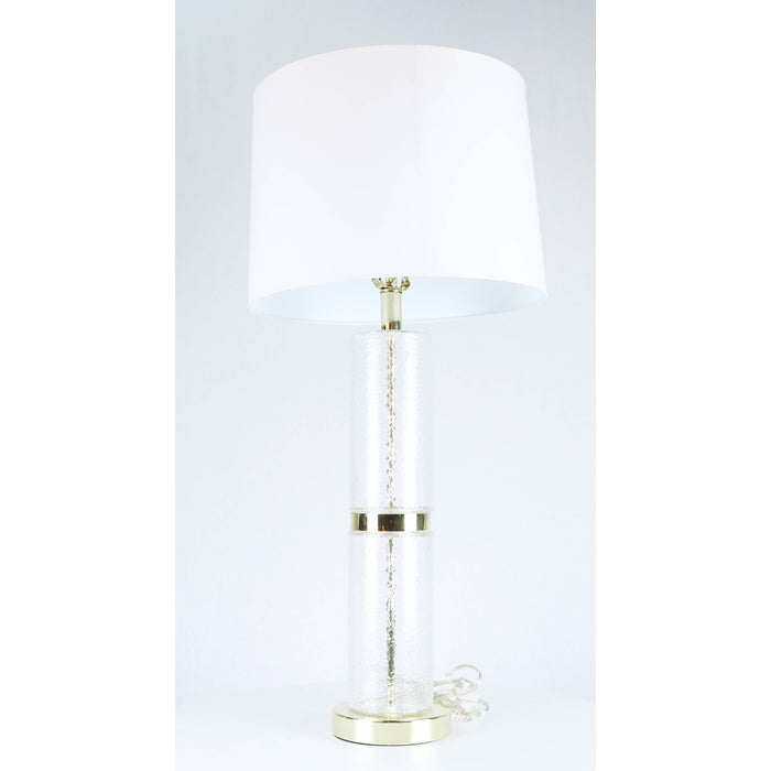 LAMP. MESA BRONCE PULIDO 1L E27 100W