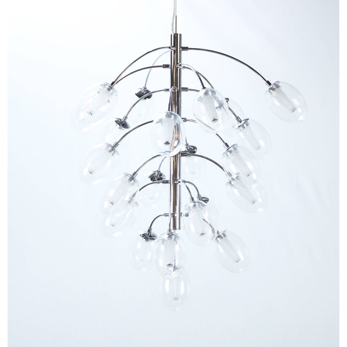LAMP. LED TECHO  CROMO 22L 26W 100-240V3000K