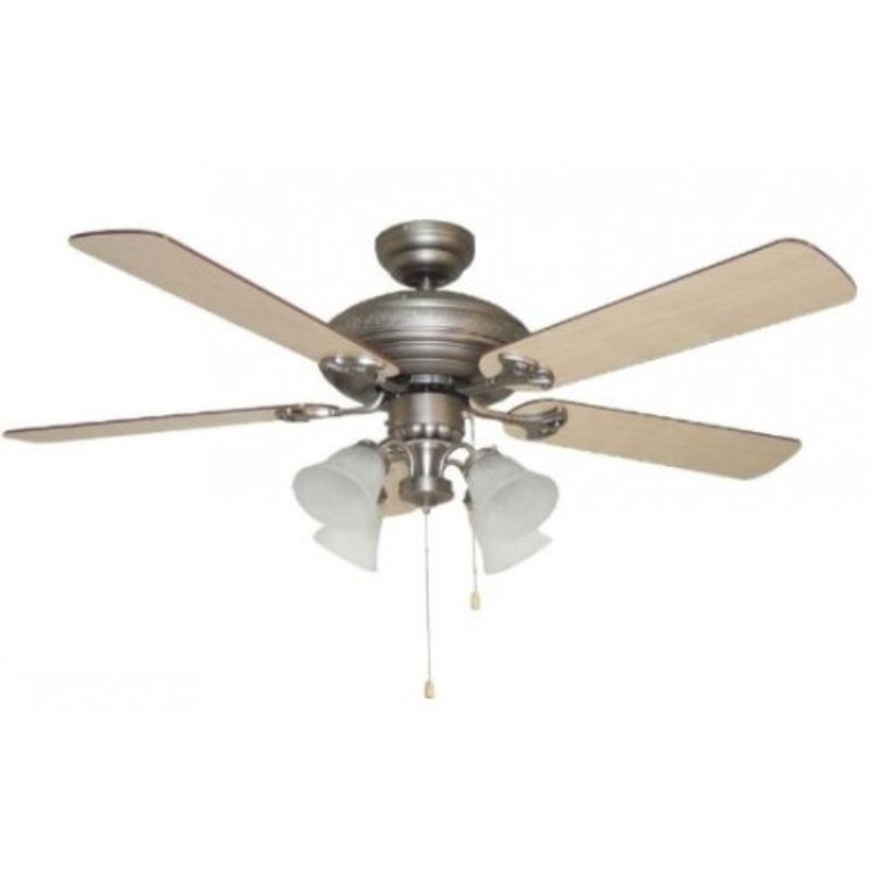 VENTILADOR DE TECHO CRAFTMADE BEAUFORT 52" NÍQUEL ANTIGUO 4L