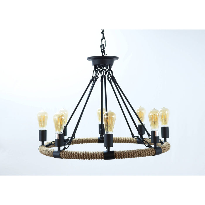 LAMP. COLGANTE BRONCE 8L E27 60W