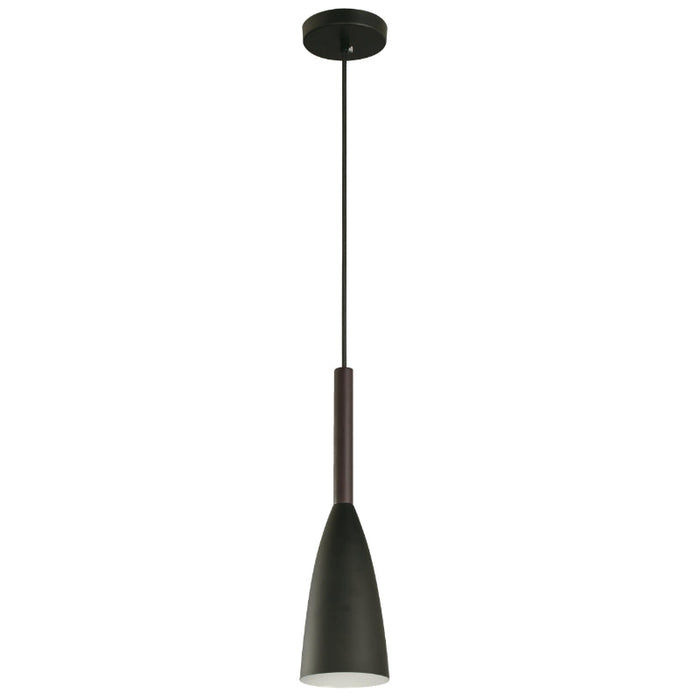 LAMP. COLGANTE NEGRO 1L E27 40W