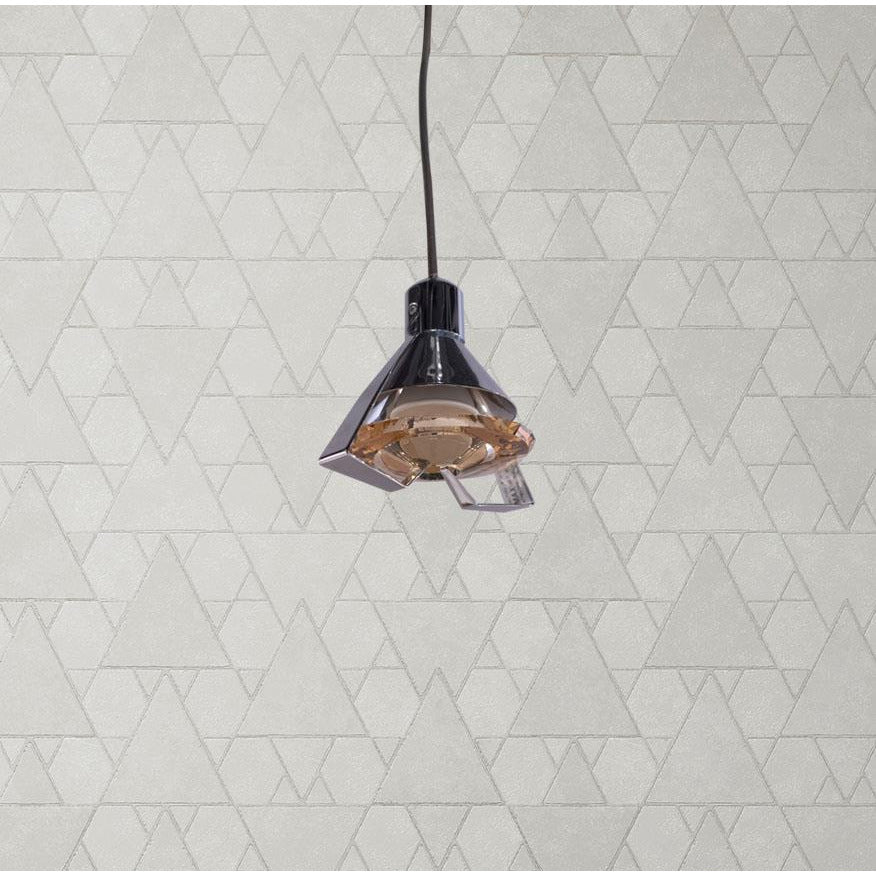LAMP. COLGANTE ATLAS SELECT MOON CROMADO 1L GZ10 50W