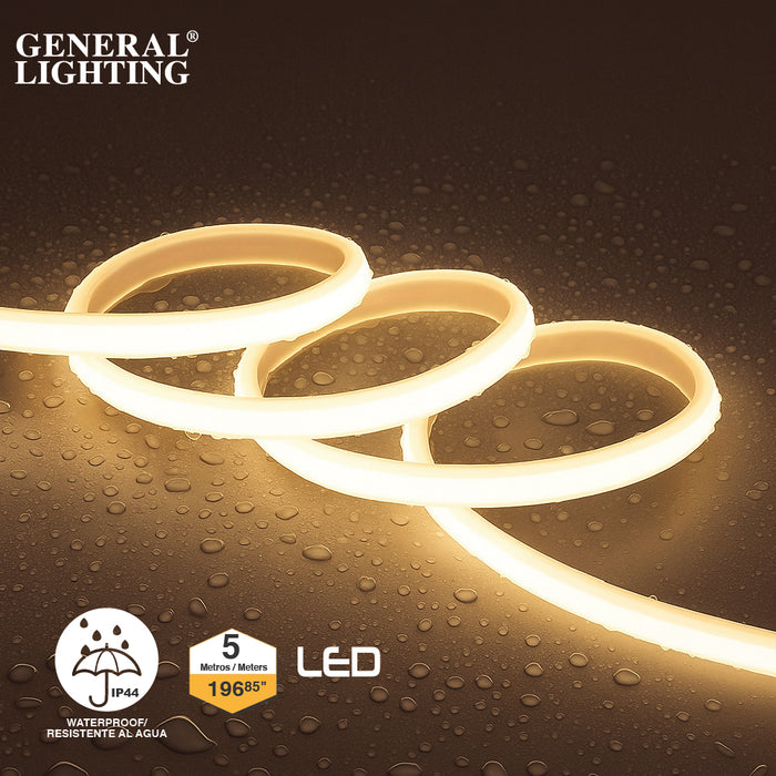 CINTA LUMINOSA LED EXT. 20W 120V LUZ VERDE TRANSFORMADOR INCLUIDO