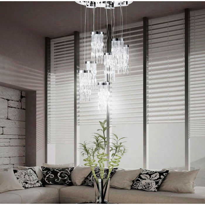 LAMP. LED CHANDELIER VIPER 7L 8W 120V 3000K