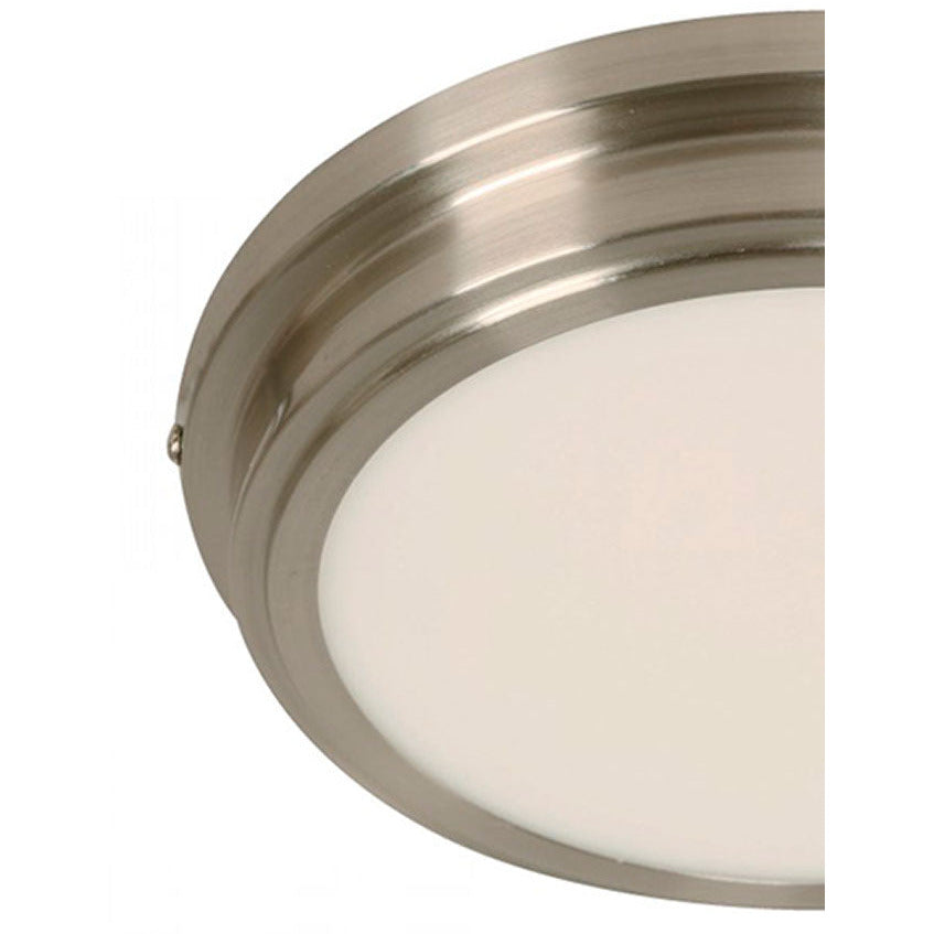 LAMP. LED TECHO NÍQUEL SATINADO 18W 100-277V 6000K