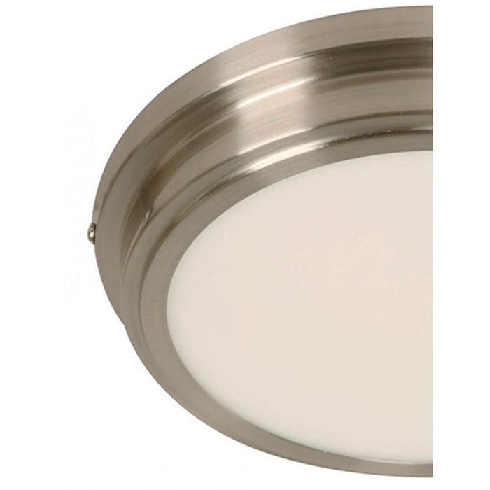 LAMP. LED TECHO NÍQUEL SATINADO 18W 100-277V 6000K