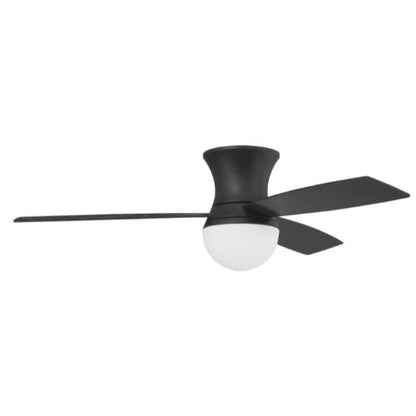 VENTILADOR LED DE TECHO WIFI NEGRO DC 52" 18W 120V 3000K