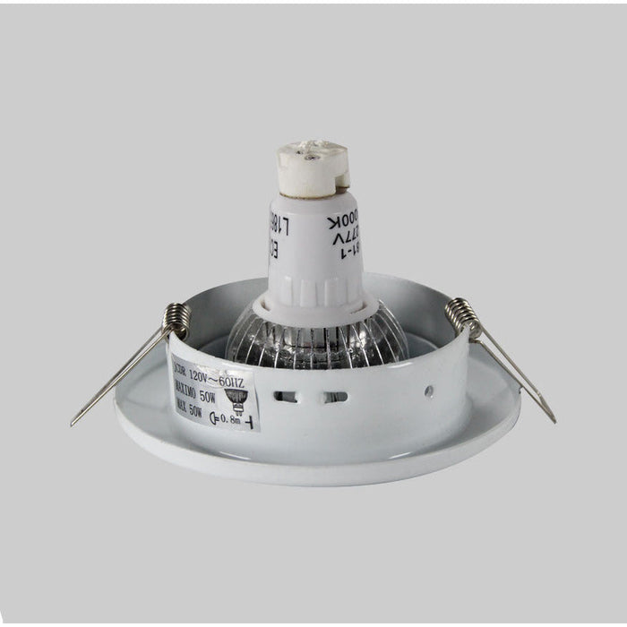 LAMP. LED TECHO BLANCO GU10 5W 100-277V 5000K (BOMBILLO LED INCLUIDO)