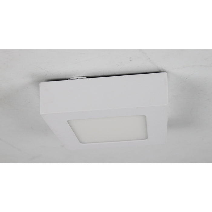 LAMP LED TECHO CUADRADA BLANCA 6W 4000K