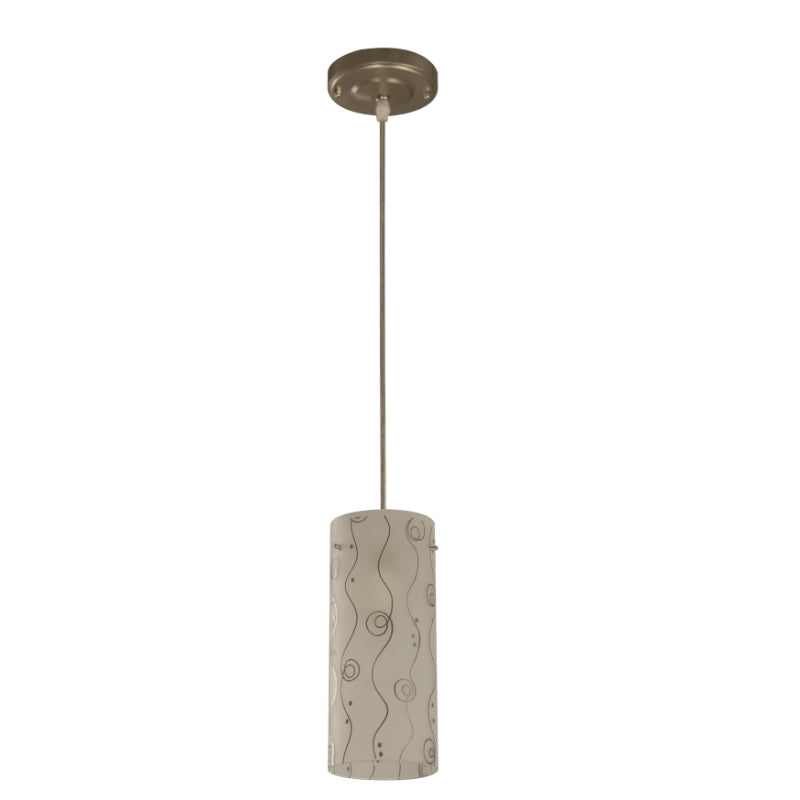 LAMP. TECHO NIQUEL SATINADO 1L E27 60W