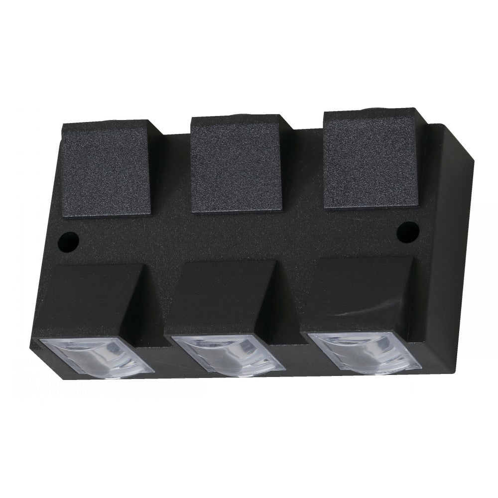 LÁMPARA LED EXTERIOR DE PARED NEGRO 7W 100-240V 3000K