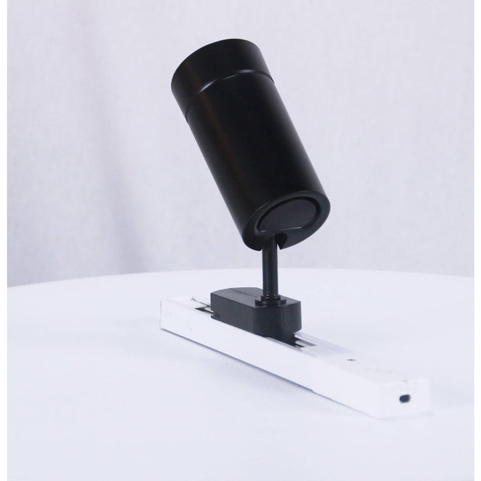 LAMP. TECHO RIEL NEGRO 1L GU10 7W