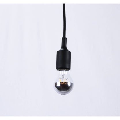 LAMP. COLGANTE NEGRO 1L E27 60W