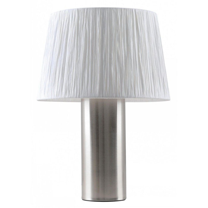 LAMP. DE MESA NIQUEL 1L E27 40W