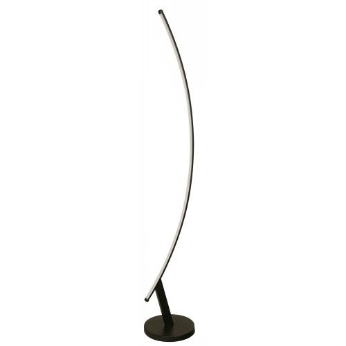 LAMP. LED DE PISO NEGRO 12W 100-240V 3000K/4000K/6500K