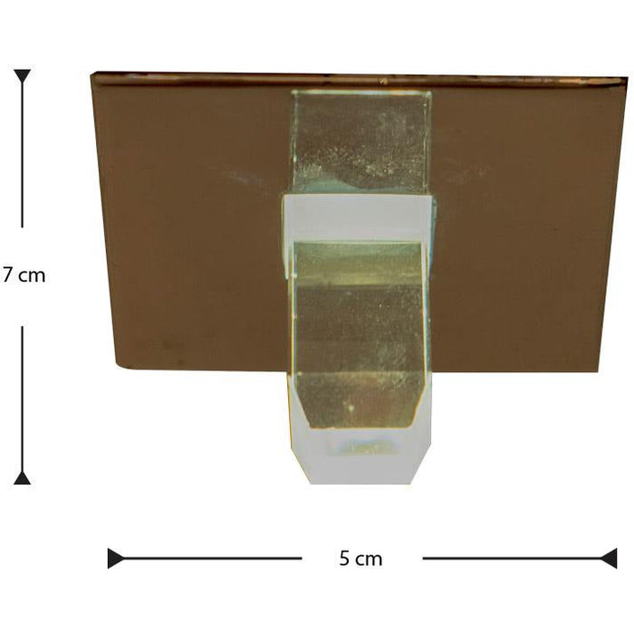 CRISTAL SQUARE STARLED DELUXE 4 CROMADO