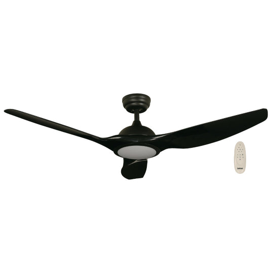VENTILADOR LED TECHO 52" NEGRO 18W 3000/4000/6000K 100-240V (INTELIGENTE)