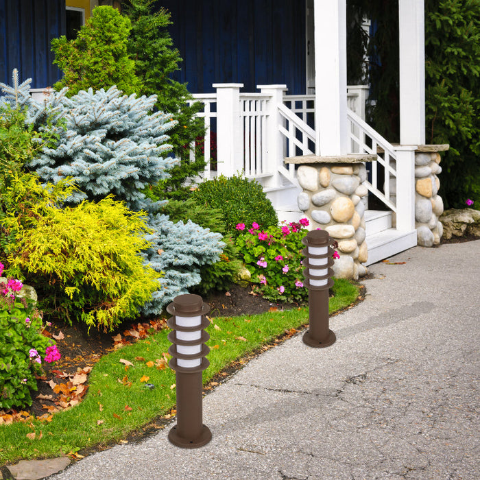 LAMP. EXT. POSTE CHOCOLATE 1L E27 60W