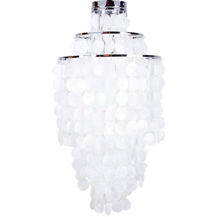 LAMP. COLGANTE CROMO 4L E27 60W