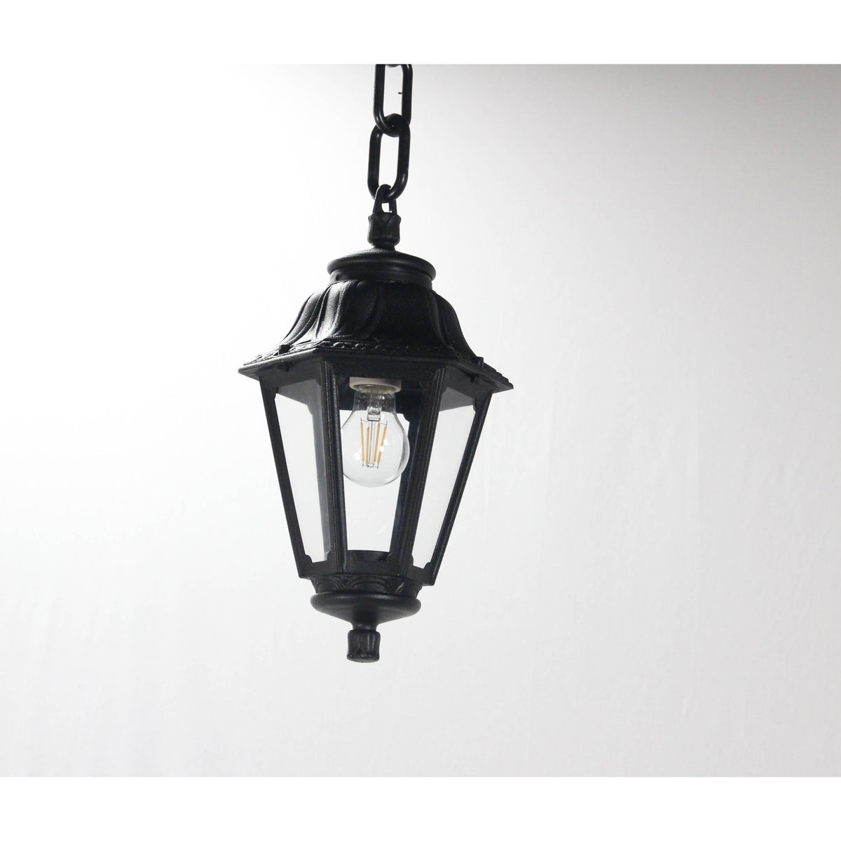 LAMP. EXT. COLGANTE SICHEM/ANNA NEGRO 1L E27 12W