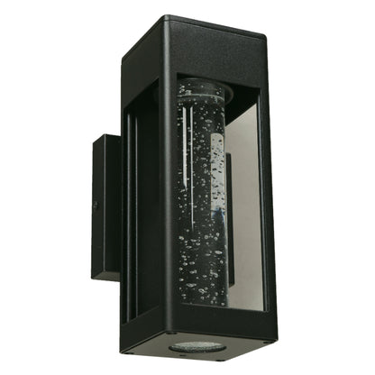 LAMP. LED EXT. PARED NEGRO  11W 110-240V 4000K