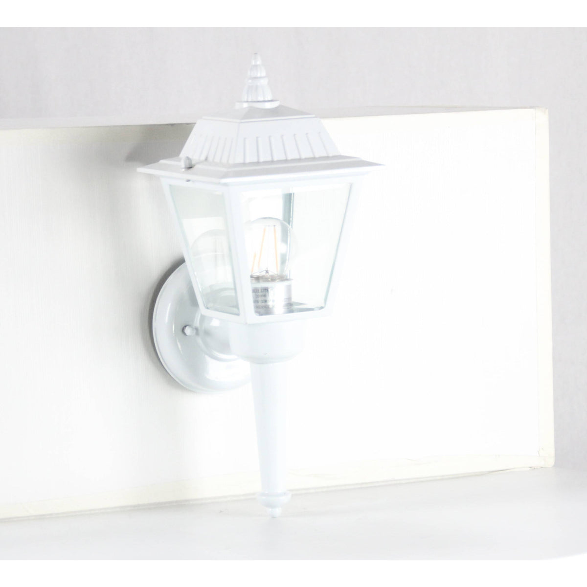 LAMP. EXT. PARED BLANCO 1L E27 60W