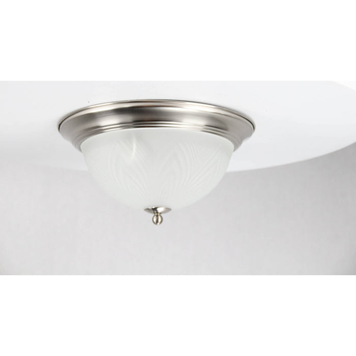 LAMP. TECHO NIQUEL SATINADO 2L E27 60W