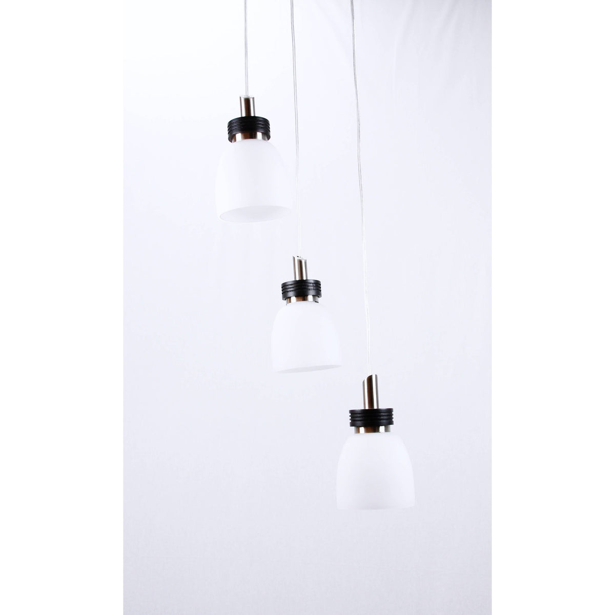 Lámpara Techo Níquel Satinado 3L E27 60W