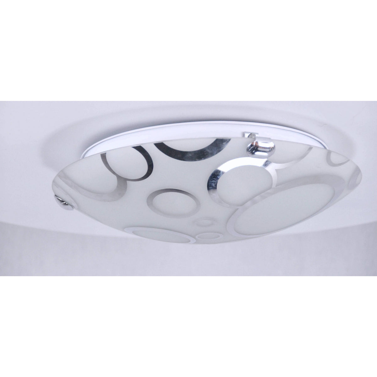 LAMP. TECHO CROMO 2L E27 60W