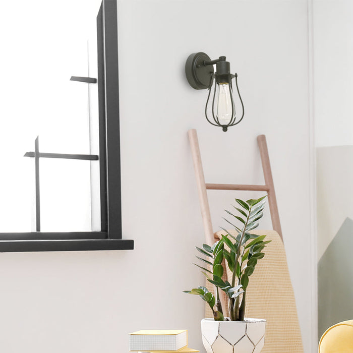 LAMP. PARED NEGRO 1L E27 40W