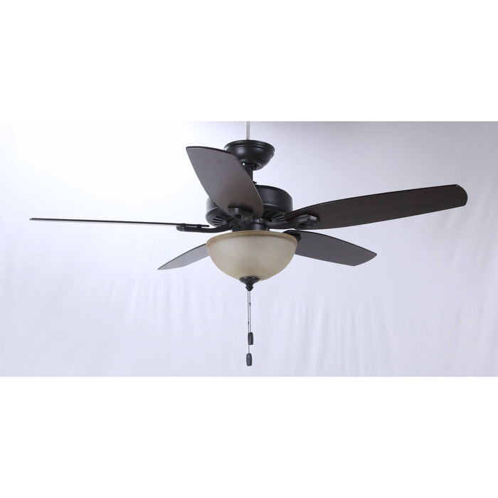 VENTILADOR DE TECHO BUILDER DELUXE BRONCE 52" 2L E27 9W