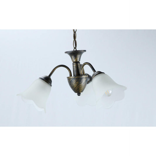 Lámpara Techo Dorado 3L E27 60W