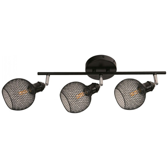 Lámpara Techo Reflectora Negro 3L E14 40W