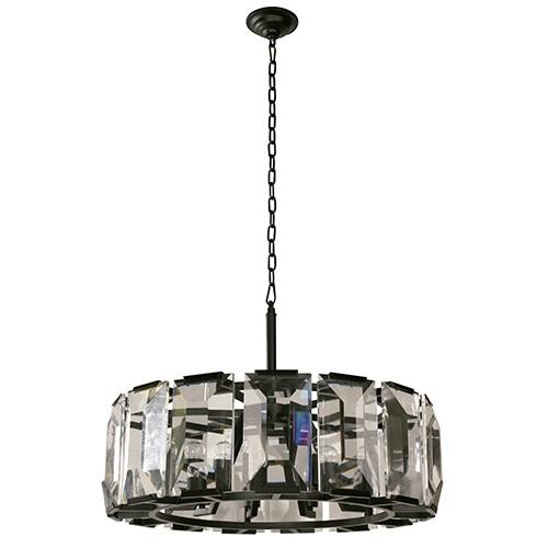 LAMP. COLGANTE NEGRO 9L E27 60W