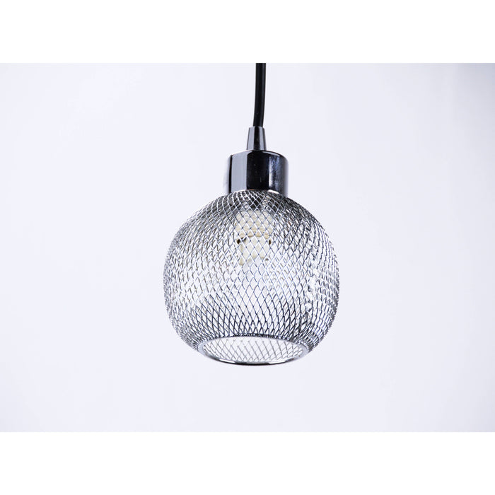 LAMP. COLGANTE CROMO 1L 40W 120V 40W (B/I)