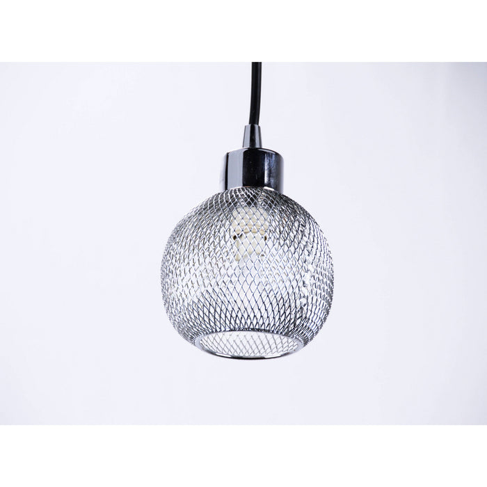 LAMP. COLGANTE CROMO 1L 40W 120V 40W (B/I)