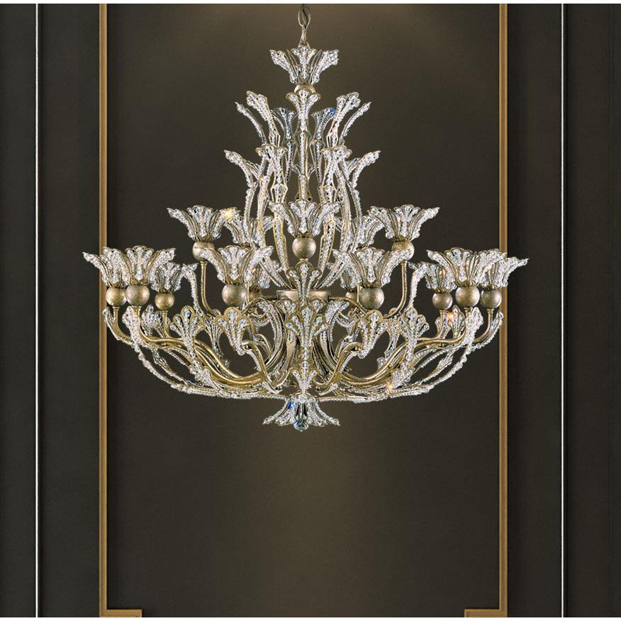 LAMP. COLGANTE CHANDELIER RIVENDELL 16L E12 60W