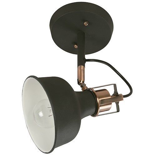 LAMP. PARED NEGRO 1L E27 60W