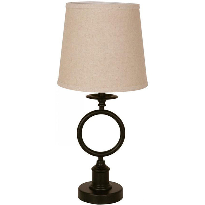 LAMP. MESA NEGRO 1L E27 60W (CUERPO)